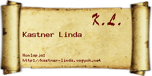 Kastner Linda névjegykártya